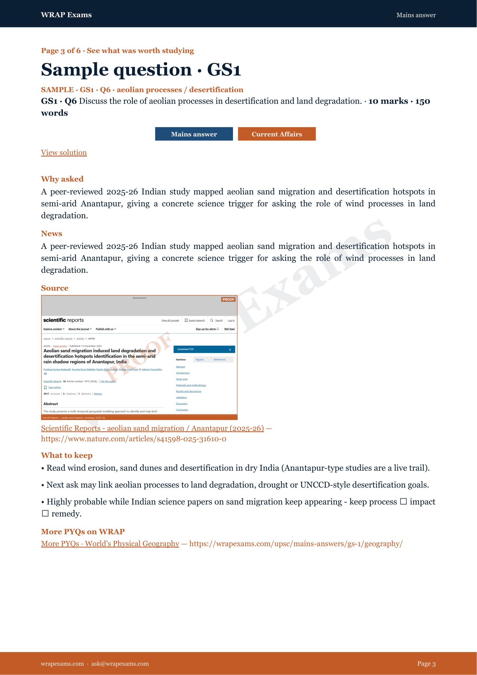 Why asked · UPSC Mains 2026 GS I–III — page 3