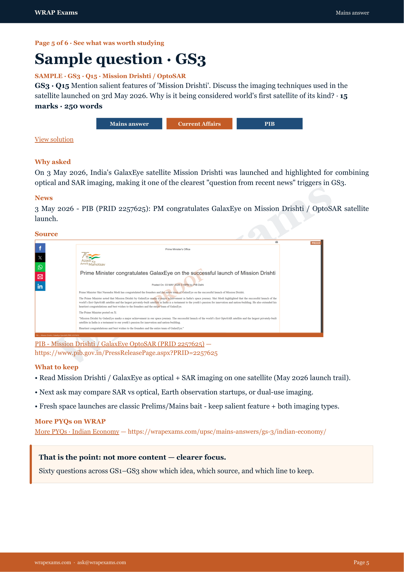Why asked · UPSC Mains 2026 GS I–III — page 5