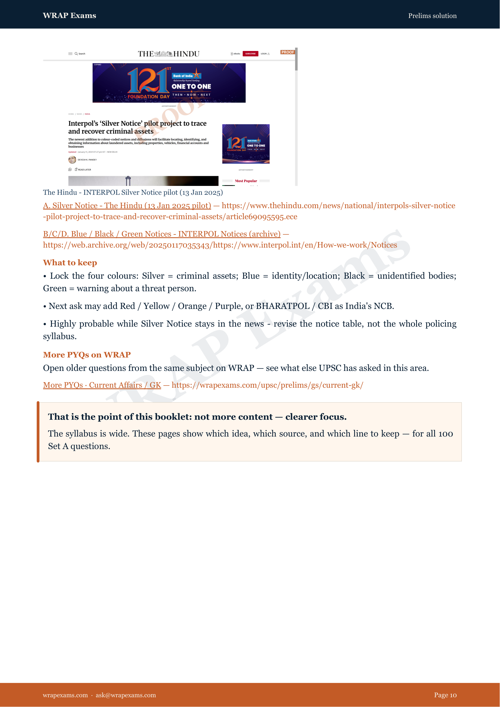 Why asked · UPSC Prelims 2026 GS Set A — page 10
