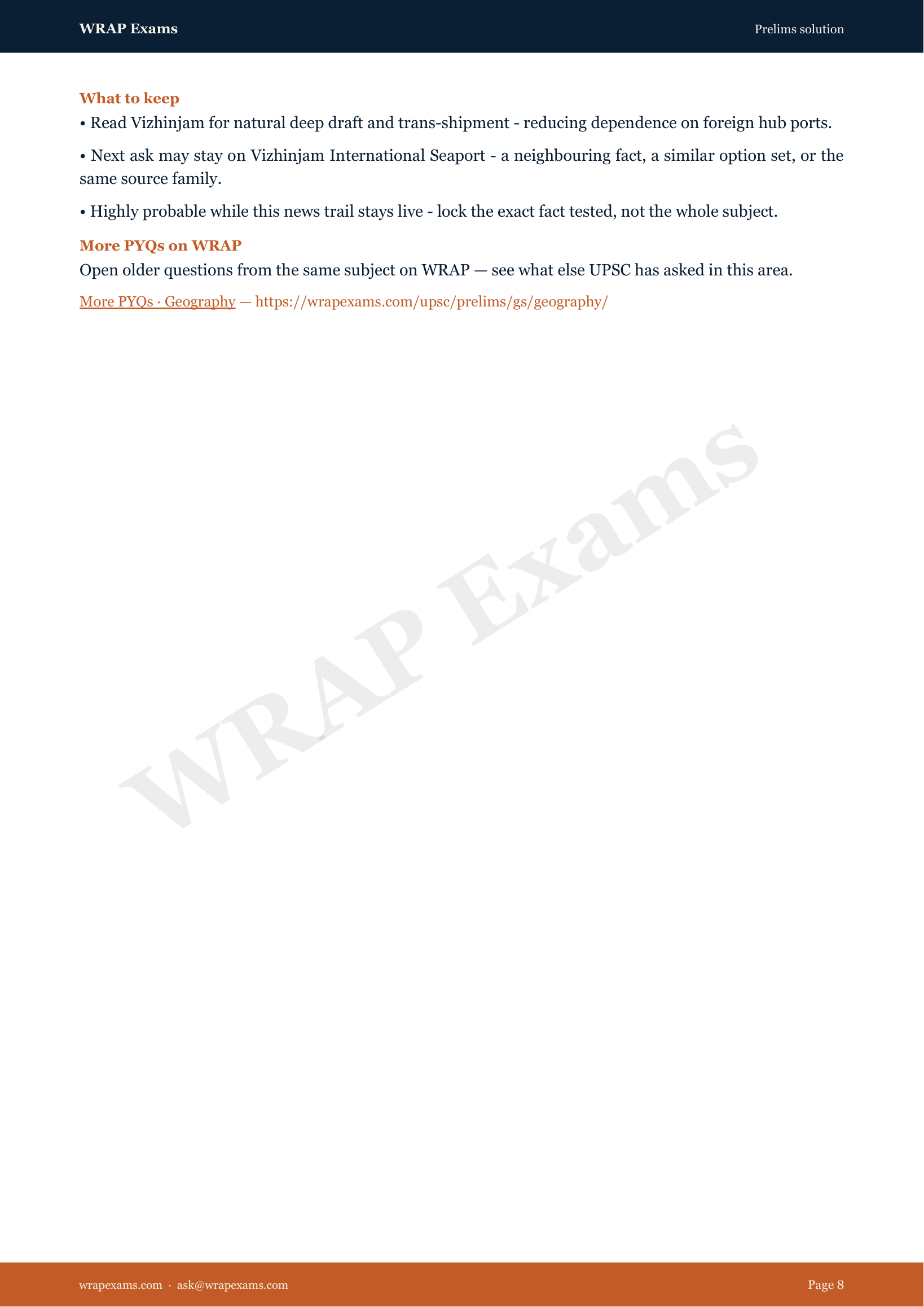 Why asked · UPSC Prelims 2026 GS Set A — page 8